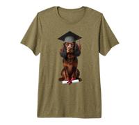 Sussex Spaniel - Cappello per Diploma con Cane Maglietta Premium