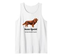 Sussex Spaniel Dog Rare Rare Compagno Notevole Canotta