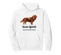 Sussex Spaniel Dog Rare Rare Compagno Notevole Felpa con Cappuccio