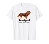 Sussex Spaniel Dog Rare Rare Compagno Notevole Maglietta