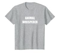Sussurratori di Animali Maglietta, Bambini, Grigio Melange, 3 Anni