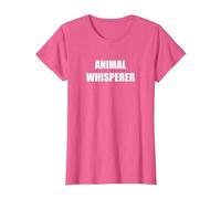 Sussurratori di Animali Maglietta, Donna, Rosa mélange, L