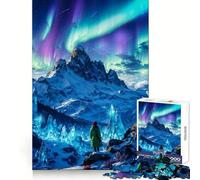 Sussurri dell'Aurora Puzzle da 1000 pezzi per adolescenti Allenamento della concentrazione Attività ricreativa Incastri precisi Regalo premuroso (38x52cm)