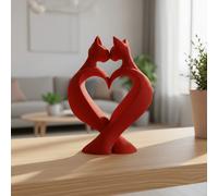 Sussurro d'Amore Felino - Scultura Moderna