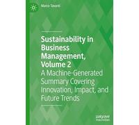 Sustainability Management: A Machine-generated Summary of Current Research