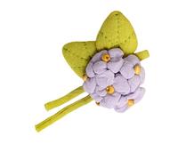 Sustainable Fabric Hydrangea Brooch Floral Designs Secure Metal Backing for Women’s Clothing Decoration Fabric Alloy Floral Pin Accessory