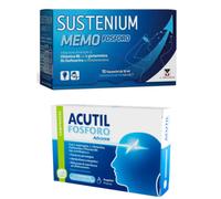 Sustenium Kit Memo Fosforo Flaconcini + Acutil Fosforo Advance Integratore Alimentare