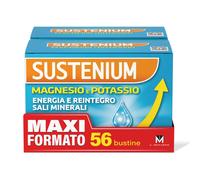Sustenium Magnesio e Potassio Integratore alimentare per reintegrare i Sali