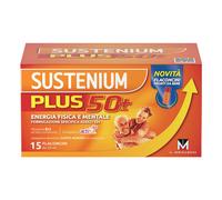 Sustenium Plus 50+ Integratore Energia Fisica e Mentale, 15 flaconcini