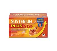 Sustenium Plus 50+ Integratore Energia Fisica e Mentale, 15 flaconcini