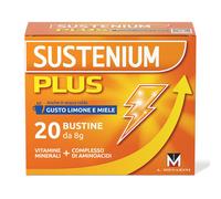 Sustenium Plus Bustine Gusto Limone e Miele 160 g Polvere per soluzion