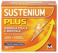 Sustenium Plus Limone e Miele 20 Bustine Integratore Energizzante