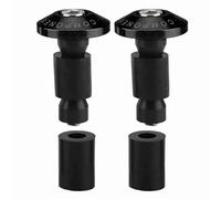 SustVita 22mm 7/8inch Handlebar Plugs Motorcycle Bar End Caps CNC Machined Aluminum Sliders for ATV Offroad Grips Enhancing Bike Appearance and Handling (Black)