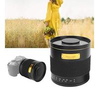 Sustvita 500mm F6.3 Teleotdio LENS - Lice a specchio ultra teleobiettivo - Focus manuale per le telecamere DSLR (Negro)