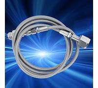 Sustvita Adattatore per tubo flessibile di soda da 1,5 m di, connettore del kit di adattatore di serbatoi CO2 per accessori soda per tubi flessi (Silver TR21-4, W21.8-14)