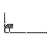 SustVita Angle Finder Righello Scala 0-180 gradi Costruzione in alluminio Goniometro smussato universale per misurare angoli interni/esterni nella falegnameria