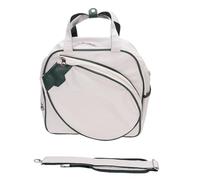 SustVita Borsa versatile per racchette da tennis con tasca termica per tazza per uomo e donna, una borsa a tracolla da tennis con spazio separato per scarpe per uso in campo e in