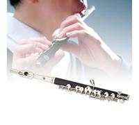SustVita C Flauto Piccolo con Kit di Pulizia Completo e Custodia per Esercizi con la Banda Scolastica, un Flauto Piccolo per Studenti con Tono Accurato e Corpo in Rame Ni