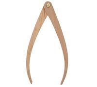 SustVita Calibro per ceramica in legno, uno strumento per modellare la ceramica per scolpire e modellare l'argilla, misura le dimensioni esterne e interne degli oggetti per (10-inch wooden caliper)