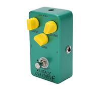 SustVita Classic Tube Scream Pedal con chip RC4558, basso assorbimento di corrente da 7 mA e resistente involucro in metallo, un pedale effetti per chitarra elettrica con True