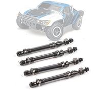 SustVita Compatibile con Taglio 4x4, Albero azionario RC 4pcs ASSE Posteriore Anteriore CVD per 1/10 RC (Ti Color)