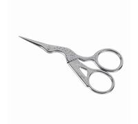 Sustvita Crane Shape Shears Vintage in acciaio inossidabile ricamo per ricami per cuci a cuci (Argento)