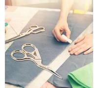 Sustvita Crane Shape Shears Vintage in acciaio inossidabile ricamo per ricami per cuci a cuci (Oro)