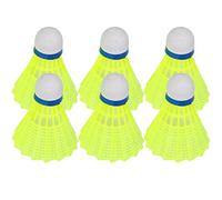 SustVita Durable Nylon Badminton Shuttlecocks with Cork Ball Head for Indoor/Outdoor Play, Providing Consistent Flight Stability, 6 Piece Set