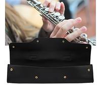 SustVita Flute Carrying Bag with Detachable Shoulder Strap for Music Class and Rehearsals, a Portable Flute Case in Synthetic Leather with Soft Lining (Coffee)