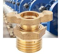 Sustvita G1/4 Valvola di scarico in ottone 5 pacchetto, funziona come una valvola di petcock del serbatoio dell'aria per il drenaggio e funge parte di sostituzione della valvola