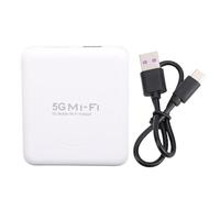 SustVita Hotspot WiFi 6 con 5G SA/NSA Dual Mode Velocità di picco 1,6 Gbps Batteria a lunga durata da 10000 mAh Slot SIM sbloccato per WiFi portatile 4G / 5G da viaggio