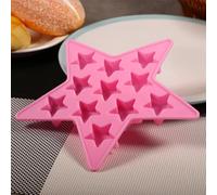 Sustvita Ice Cube Freeze Maker per star a forma di ghiaccio a forma di ghiaccio silicone vassoio di cubetti bar per feste utensili per il ghiaccio e fresco vassoio per bevande (Rosa)