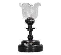 SustVita Lampada da soffitto in scala 1/12 con paralume in vetro trasparente per sale da pranzo in miniatura, una lampada in miniatura per casa delle bambole che fornisce