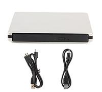 SustVita Lettore Blueray per PC, masterizzatore di dischi con unità Blu Ray esterna USB 3.0, registratore masterizzatore DVD CD BD in lega di alluminio per laptop