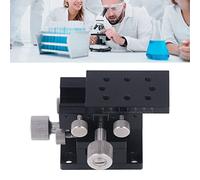 SustVita Manual Precise Linear Stage with 30μm Movement Accuracy, 18.8mm Travel, Dovetail Slot Guide, XY Platform Sliding Table for Optical Equipment (60X40mm)