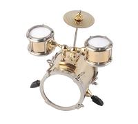 SustVita Modello di set di batteria in miniatura per esposizione dettagliata o collezione da scrivania, un esclusivo pezzo da collezione simulato, bello come trattamento per