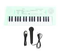 SustVita Pianoforte elettronico a 37 tasti, Tastiera per pianoforte per principianti per bambini, Mini tastiera elettronica, Giocattolo musicale portatile (Verde)