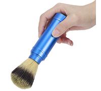 SustVita Portable Shaving Brush, Men's Beard Grooming Tool for Gentlemen, Ideal Facial Foaming Brush for Travel and Bathroom