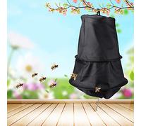 SustVita Raccoglitore per sciami di api mellifere con anello superiore morbido per accesso ai rami alti, una gabbia per apicoltura con rete in acciaio a tre strati e apertura