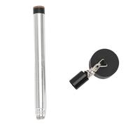 SustVita Resistente portagessetto per Stecca da Biliardo con Punte Integrate per l'uso in Sala Giochi, Mantiene Le Mani pulite e migliora l'attrito della Punta, Design Stile Penna (Cerchio)