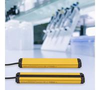 SustVita Safety Light Curtain 10-30VDC with 40mm Beam Spacing and NPN NC Output Industrial Safety Sensor for Automation Equipment Guarding and Forging Machines (8 beams BEM0840-C-280NB)