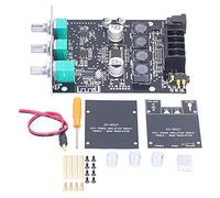 SustVita Scheda amplificatore a doppio canale 50W+50W con chip TPA3116D2 per modulo AMP audio per altoparlanti da 15-100W 4-8Ω con Bluetooth 5.0/AUX e regolazione del volume