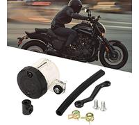 SustVita Serbatoio frizione freno corpo in ABS/metallo per una gestione affidabile dei fluidi, dotato di indicatore di livello visibile, universale per la maggior parte dei