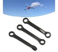 SustVita Set di 3 aste di collegamento servo per elicotteri RC con struttura in plastica per FlyWing FW450 V3, migliora il controllo del volo, pezzo di ricambio per elicotteri RC