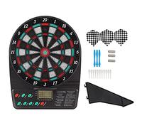 Sustvita Soft Tip Dartboard Set, Electronic Dart Board con punteggio automatico, 18 giochi, display LCD, NICE per l'intrattenimento per famiglie e il tempo libero