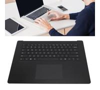 SustVita Sostituzione Palmrest Tastiera Assemblaggio per superficie 3 4 5 1873 da 15 pollici, tastiera di retroilluminazione con touch pad, laptop superiore del laptop Palmrest (Nero)