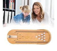 Sustvita Tabletop Game di bowling in legno Mini bowling set per divertimento in una mini vicola da bowling al coperto, un giocattolo da sollievo dallo stress desktop e grandi