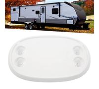 SustVita Tavolo da pranzo in barca rimovibile 680x410mm rettangolo con 4 tazze di tazza, scrivania da ufficio ideale per il viaggiatore di roulotte marine yacht