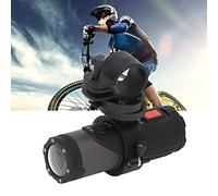 SustVita Telecamera per casco da motocicletta 4K, fotocamera d'azione resistente alle intemperie con angolo di 170 gradi, registrazione del loop del sensore G per lo sport