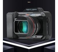 SustVita Telecamera vlogging 50MP, fotocamera digitale 5k con visione notturna IR, batteria da 4800 mAh e schermo da 4 pollici per la fotografia e il monitoraggio dela fauna